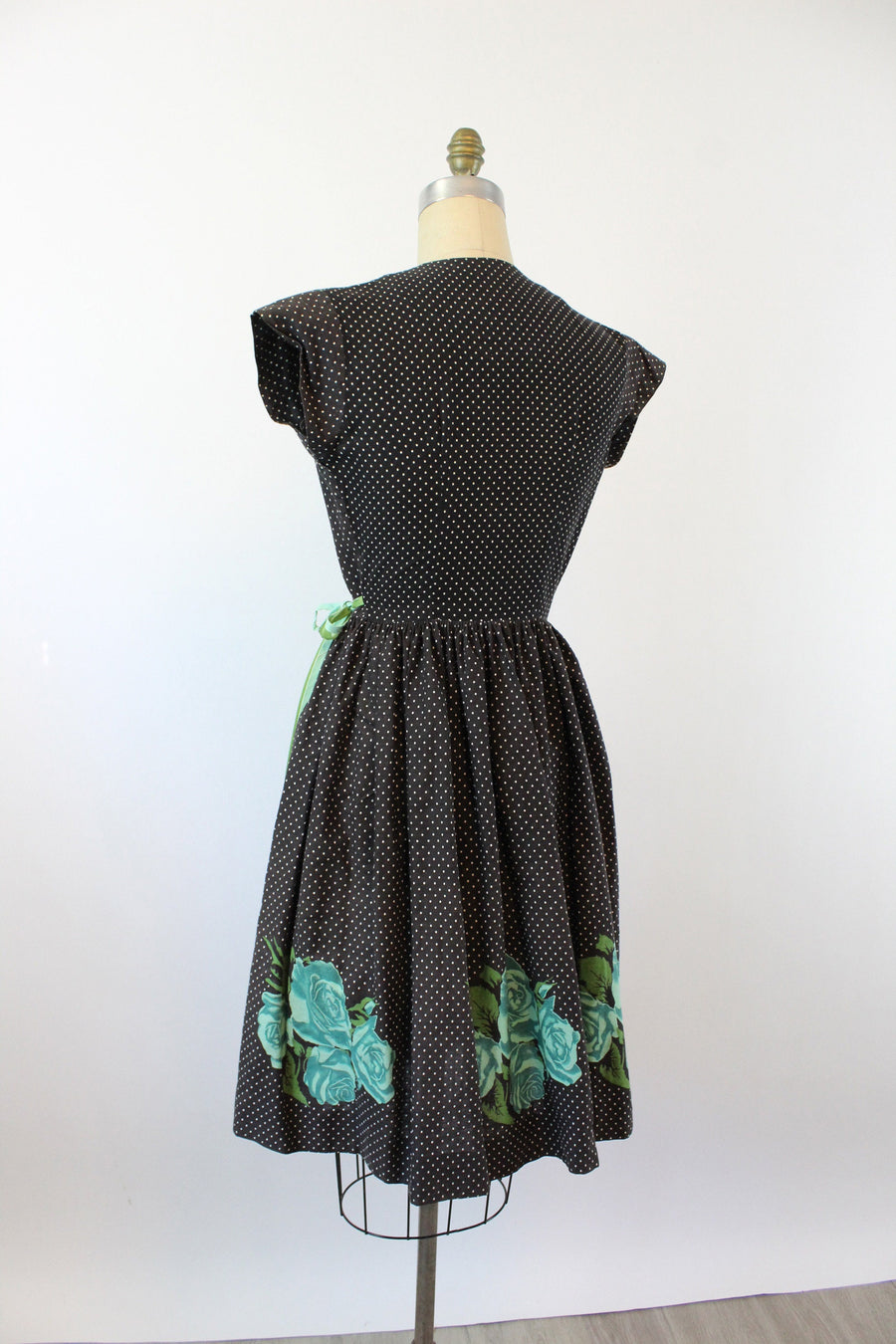 1950s Mode O' Day ROSE WRAP dress small ...